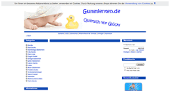 Desktop Screenshot of gummienten.de