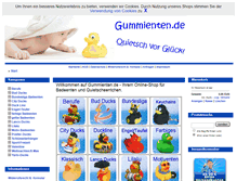 Tablet Screenshot of gummienten.de